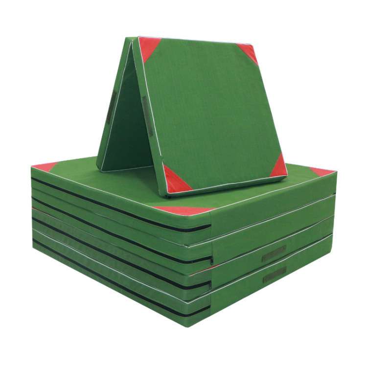 体操垫加厚运动折叠三折四折舞蹈垫训练仰卧起坐海绵瑜伽垫健身垫