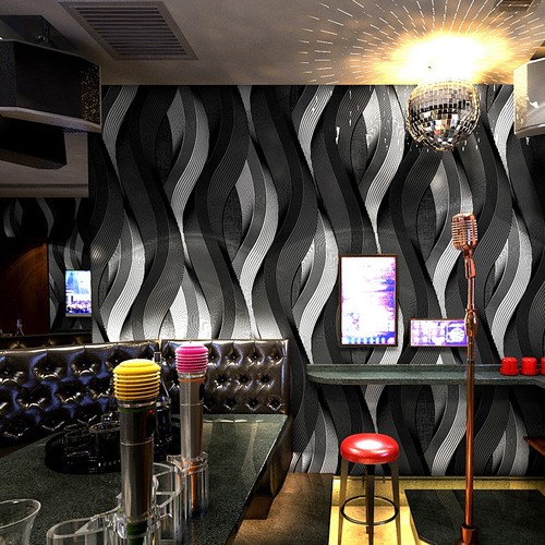 ktv墙纸歌厅闪光墙布3d纸墙壁走廊立体反光背景创意专用个性酒吧