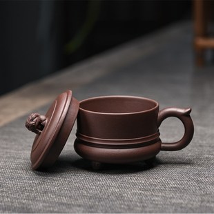 紫砂杯宜兴紫砂纯全手工陶瓷茶杯小容量家用男R女士泡茶办公水杯