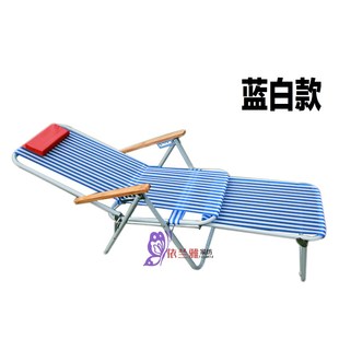 9C折叠沙滩椅午休尼龙家用阳台老人孕L妇休闲躺椅懒人椅