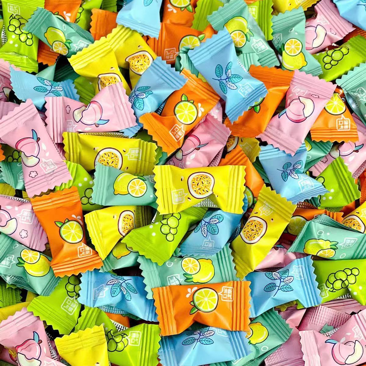 维c糖果无糖果味薄荷糖