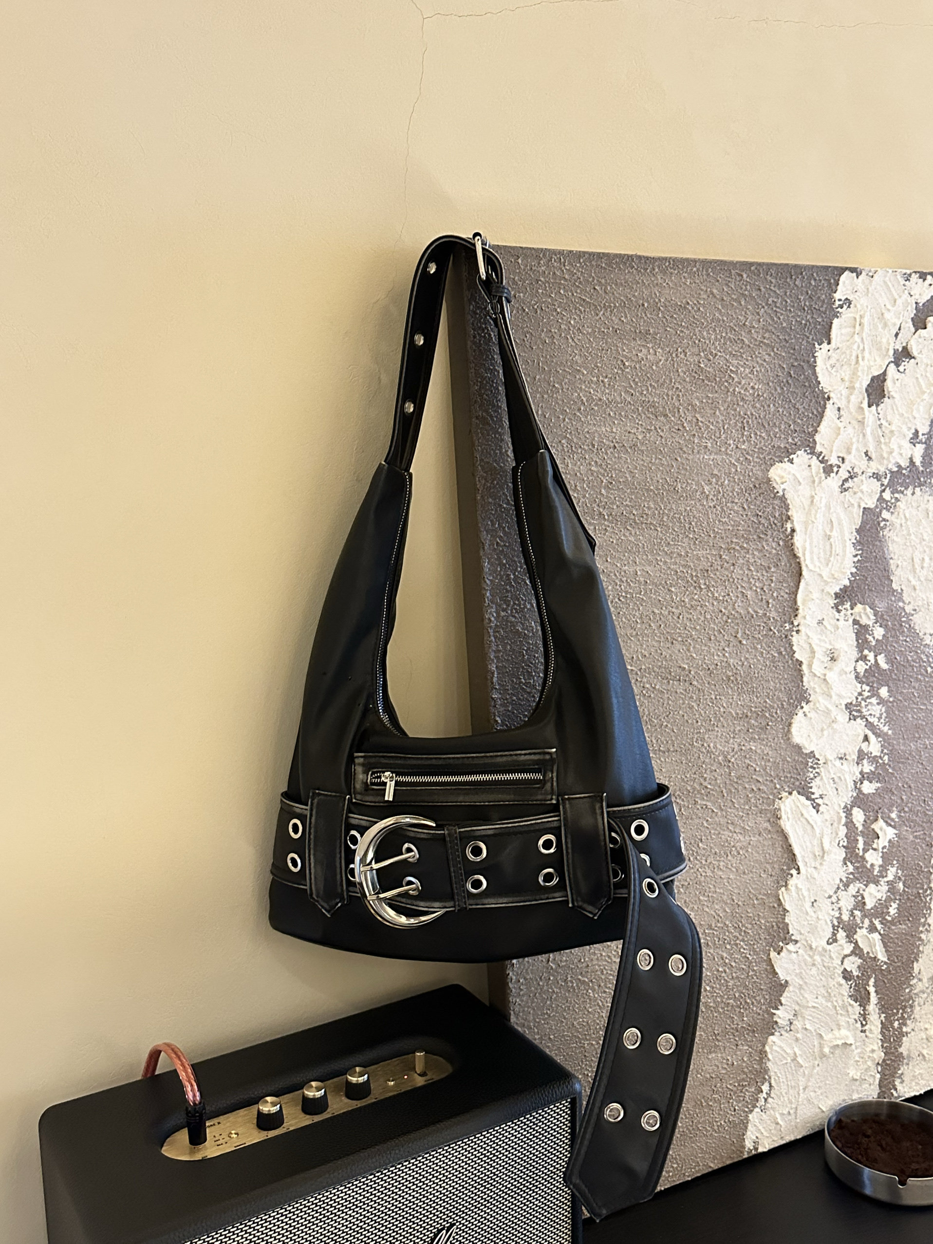 「Ohyoudo」猫女气质腋下包！复古擦色设计通勤单肩y2k辣妹斜挎包,箱包皮具/热销女包/男包,腋下包,淘宝优惠券,粉丝福利购,淘宝优惠卷