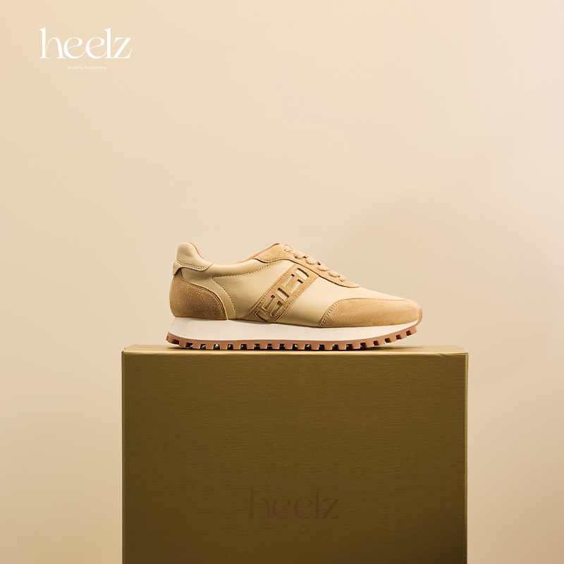 heelz真皮运动休闲鞋3公分