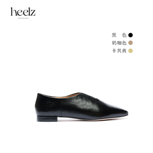 heelz设计师鞋履 | heelz软糯皱漆羊皮两穿奶奶鞋两穿穆勒鞋巨软