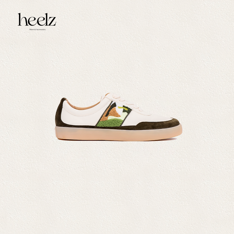 【一步一山河】heelz设计师手工鞋履 ｜非遗刺绣无铬鞣牛皮运动鞋