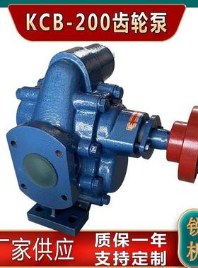 铸铁齿轮泵植物油电动KCB200输送泵润滑油汽柴油抽油泵自吸