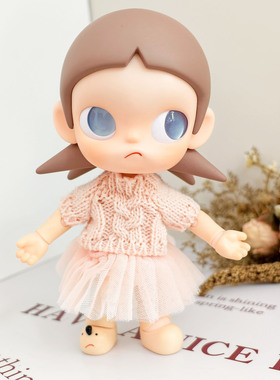 Zsiga向往之处娃娃衣服1/8可动玩偶嘎子姐毛衣纱裙套装20cm公仔服