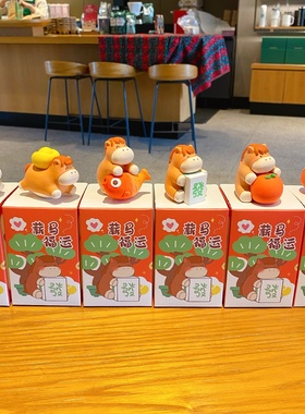 原创薪马福运系列摆件盲盒精致玩偶办公桌面小摆件装饰品礼物批发