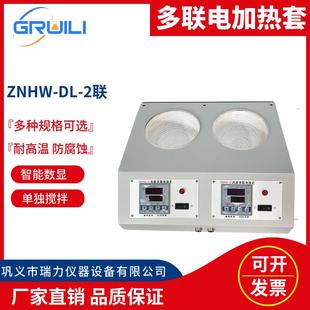 瑞力厂家智能数显多联电热套ZNHW 1000ml恒温加热套 2联50ml