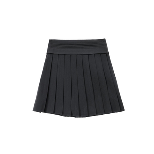 【手风琴半身裙】立体手工压褶皱重工百褶半身裙