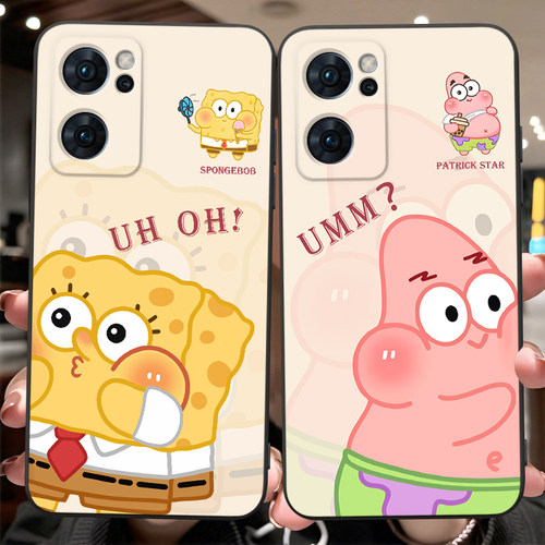 皑晨适用于opporeno7手机壳oopr7防摔pfjm10保护套remo7动漫Reno7海绵宝宝PFJM10学生Ren07创意0PP0Ren07个性