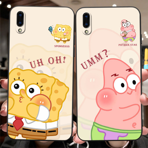 皑晨适用于vivoy93s手机壳y93保护套v1818a派大星v1818t情侣系y70新款外壳v1818ca动漫潮牌v1818ct防摔vivo软