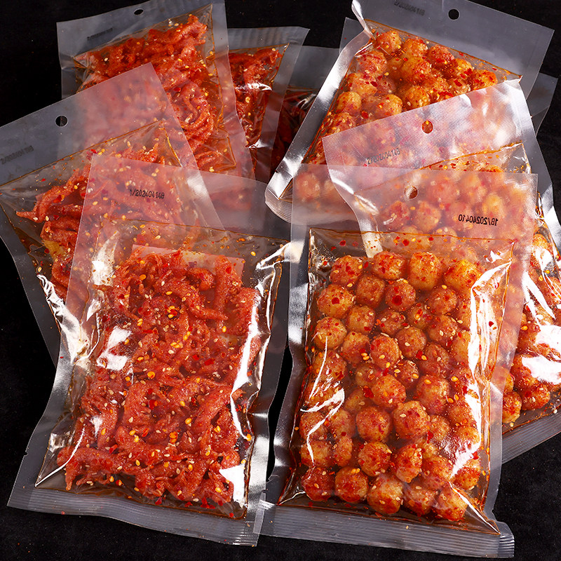豆有味虾拉蛋爆珠辣条素小龙虾童年儿时味道校园怀旧解馋休闲零食