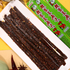 思乡山超长豆角干辣条麻辣零食解馋食品儿时怀旧8090辣条休闲小吃