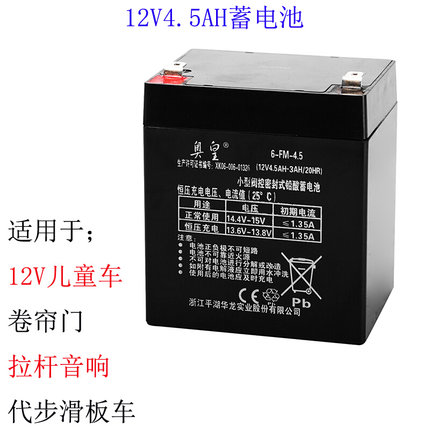 6-FM-4.5(12V4.5AH20HR)音响电瓶卷帘门应急安防楼宇桥顶伏蓄电池