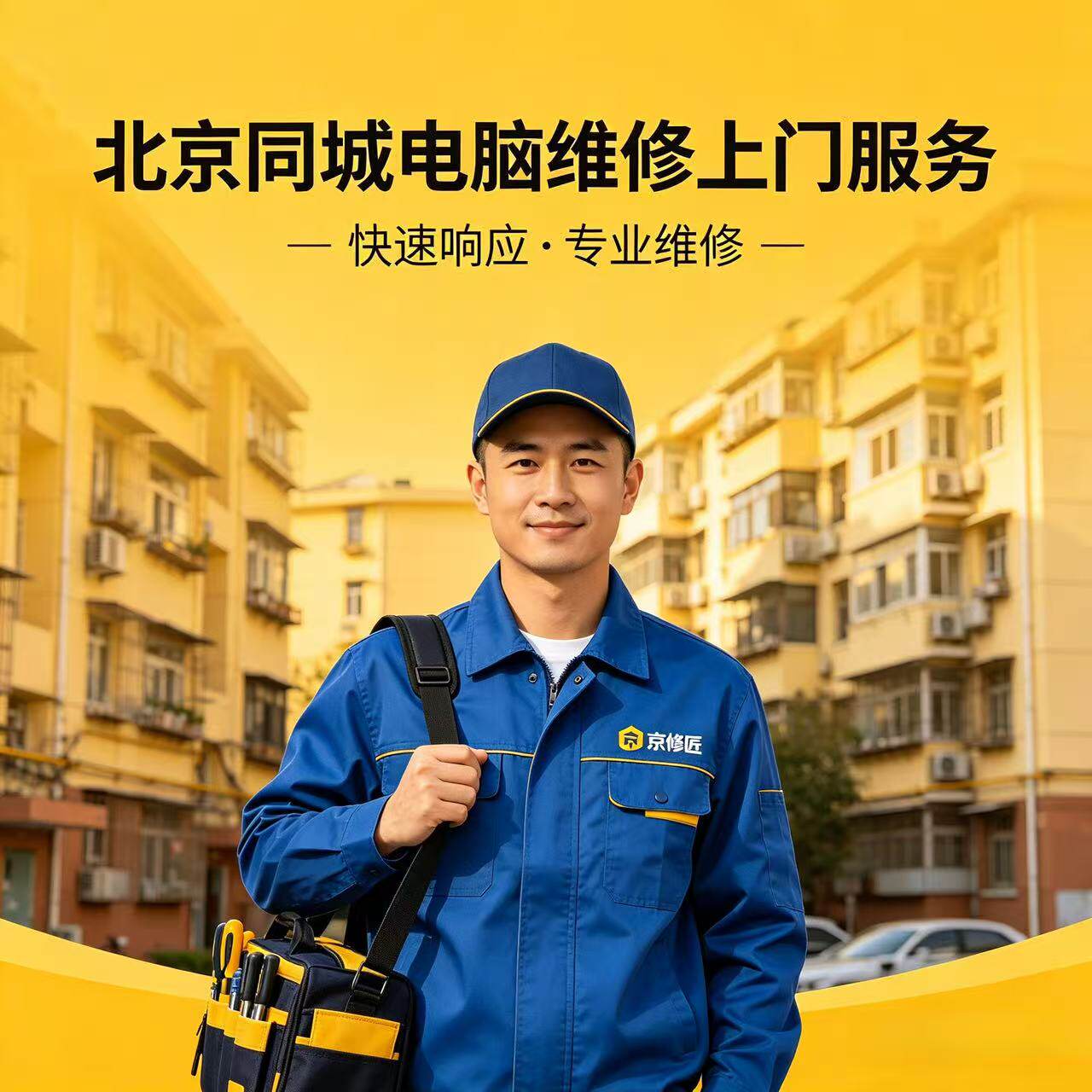 【30分钟可上门】北京电脑维修上门笔记本不开机进水台式无信号