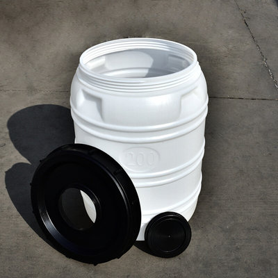 立式200升塑料水桶腌酸菜塑料桶带盖发酵圆桶塑料油桶酒桶酵素桶