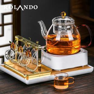 玻璃煮茶器蒸茶壶家用耐高温围炉煮茶电陶炉烧水壶泡茶壶茶具套装