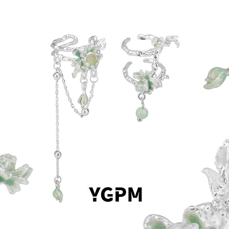 YGPM茉莉花系列原创耳夹高端女款