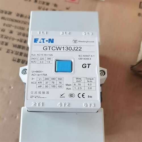 可维修ETN交流接触器GTCW130J22G 220v议价