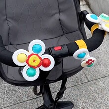 婴儿车玩具挂件风车餐桌吸盘转转乐宝宝益智早教餐椅玩具可啃咬