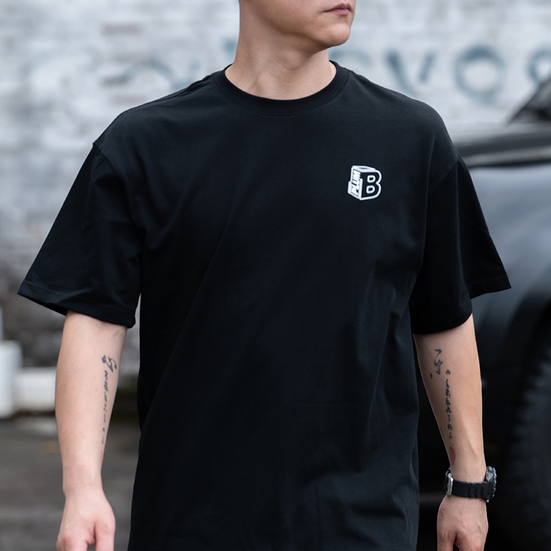 EYE OF STARK x PLUMB 烫画t恤潮牌痞帅炸街短袖300g重磅纯棉圆领