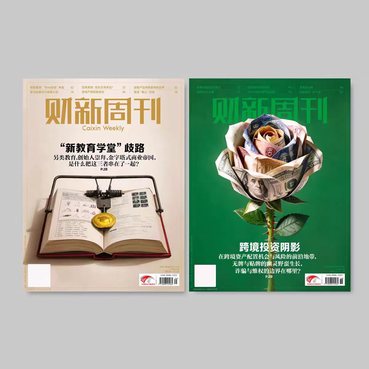 【加送2本】财新周刊杂志2026年1-34/35/36期新教育学堂歧路 2025年特价清仓财新人物志时政热点追踪财经杂志