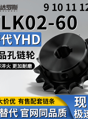 链轮VLK02-60-9 10 11 12-D19 D20 D22 D24 D25 D28 D30 D32 D35