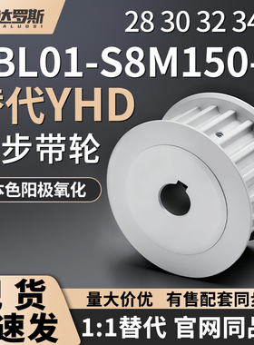 同步轮EBL01-S8M150-28 30 32 34-B-P-d12 d12.7 d14 d15 d16 d17