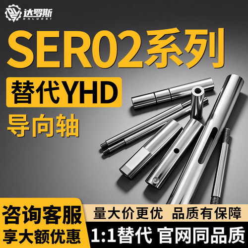导向轴SER02-D8D10D12D13D15D16D18-L200-E10-F10-A10-B10-P4-Q5