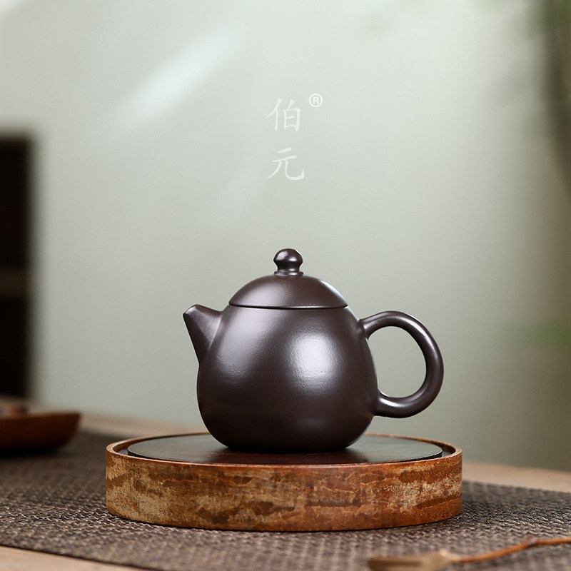 手工龙蛋伯元紫砂中式
