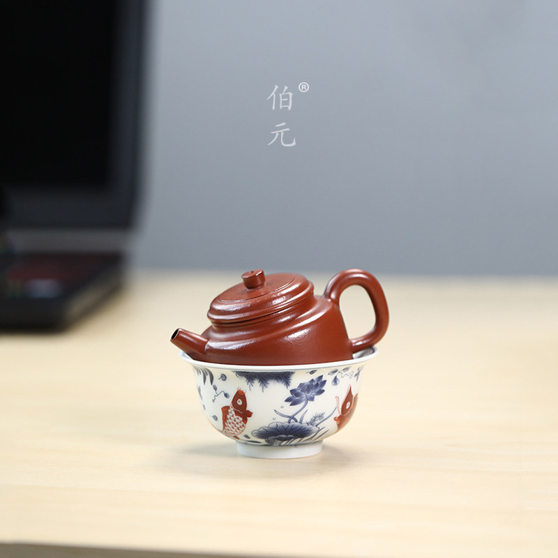 伯元中式紫砂手工德钟