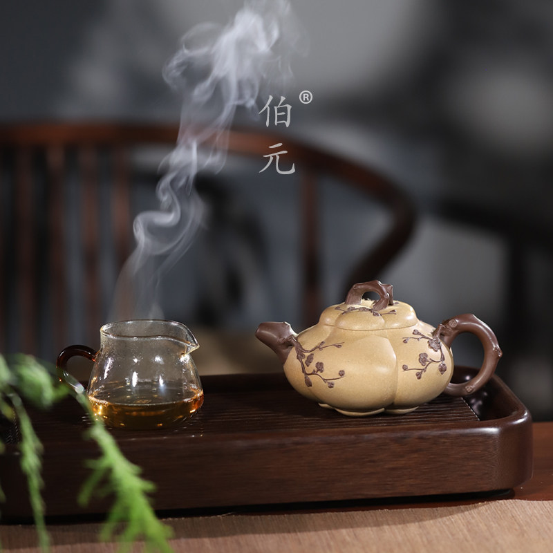 伯元中式紫砂全手工梅桩工艺师