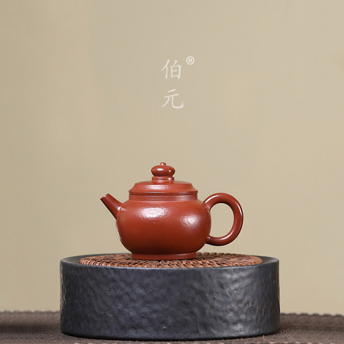 伯元中式紫砂原矿巨轮珠