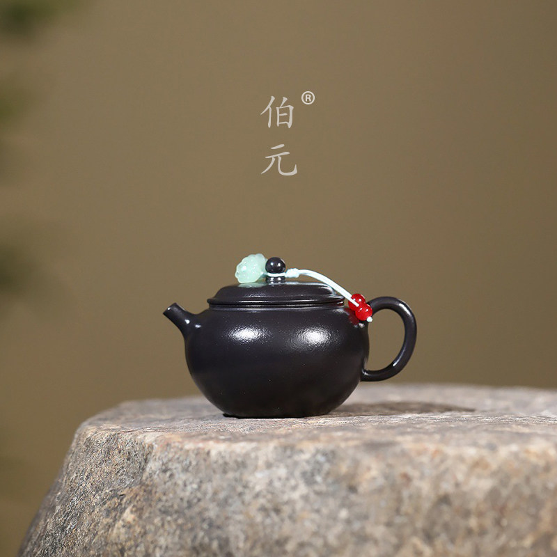 伯元中式紫砂手工仿生器苹果