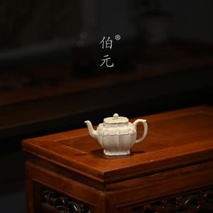 伯元中式紫砂原矿筋纹方瓶