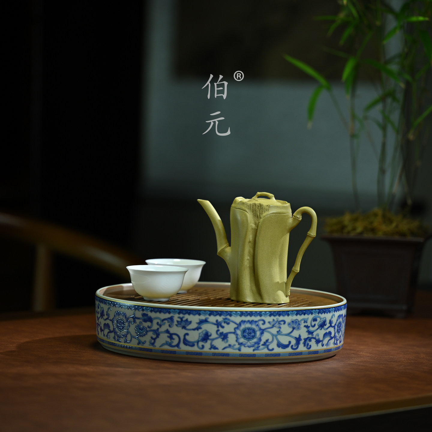 中式紫砂原矿手工竹段
