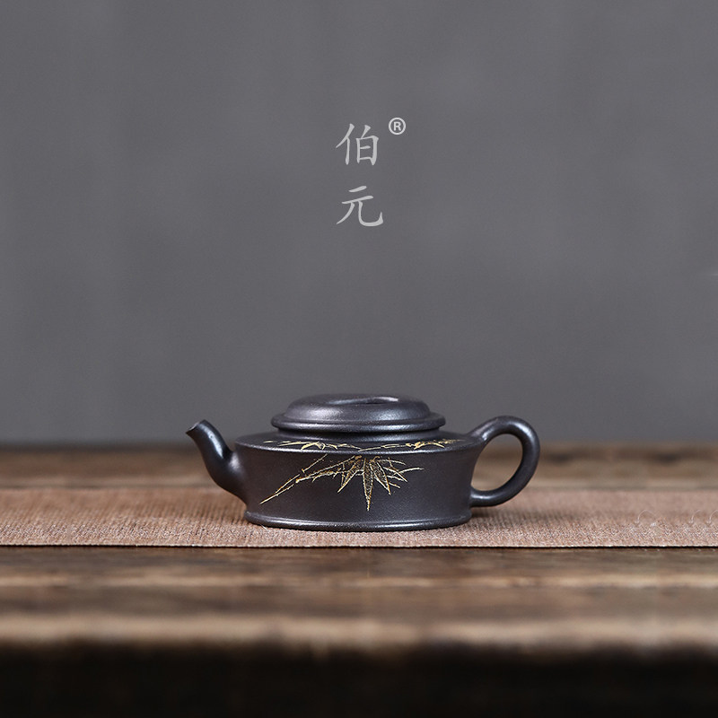 刻绘牛盖伯元紫砂中式