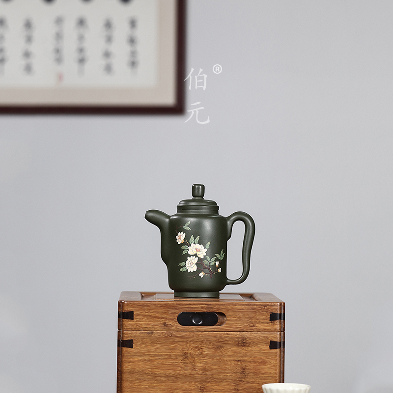 泥绘汲直伯元紫砂中式