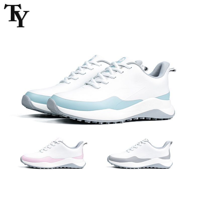 TY高尔夫女士防水轻便透气运动鞋