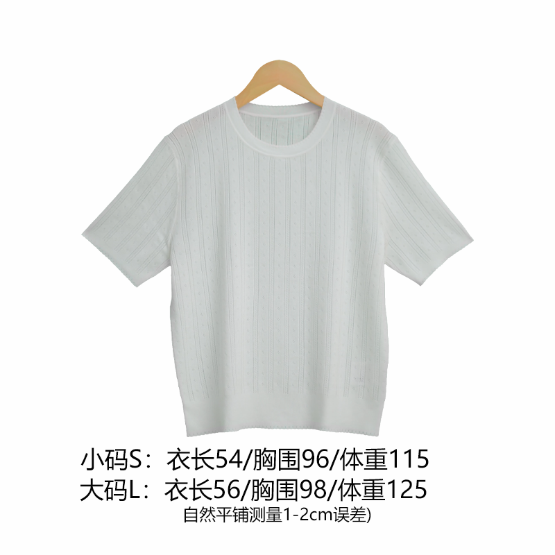 香奶乃桑蚕丝天丝棉圆领短袖上衣女亲肤冰爽时尚百搭2025新款