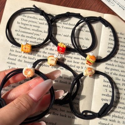 卡通初始帽食玩发绳发圈