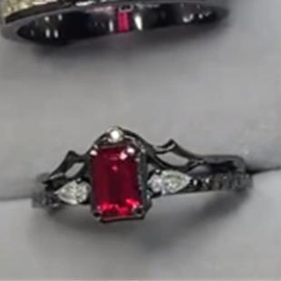 恋与深空石榴石秦彻100羁绊衍生戒指情侣对戒动漫游戏周边cos同人