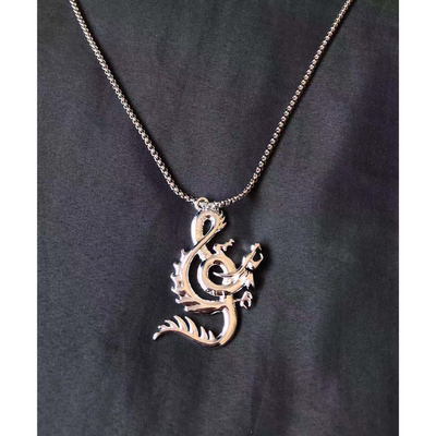 新款王力宏龙音符吊坠项链龙的传人时尚情侣卫衣链百搭链时尚个性