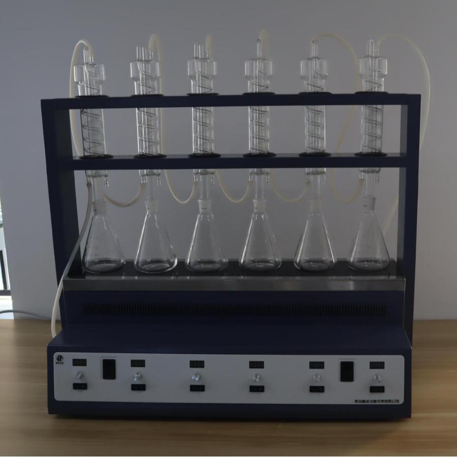 全自动智能一体化氨氮挥发酚氰化物蒸馏装置半自动蒸馏器
