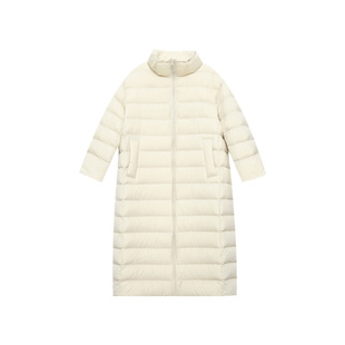 837 木岸muan大排骨羽绒服90白鸭绒长款 保暖上衣外套D 冬季