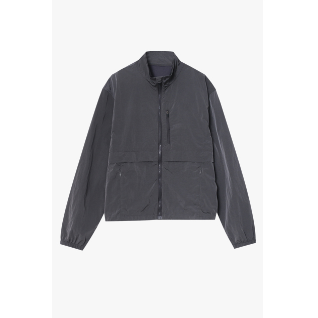 木岸muan25年新款定制机车小外套酷帅休闲宽松圆领上衣女AL-3359