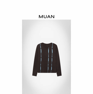 DG3 女CQ 146 套头宽松羊毛定制260克针织衫 木岸muan奥地利针织衫