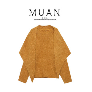 181 DG3 木岸muan日落大道毛衣定制545克高级宽松冬季 毛衣上衣女D