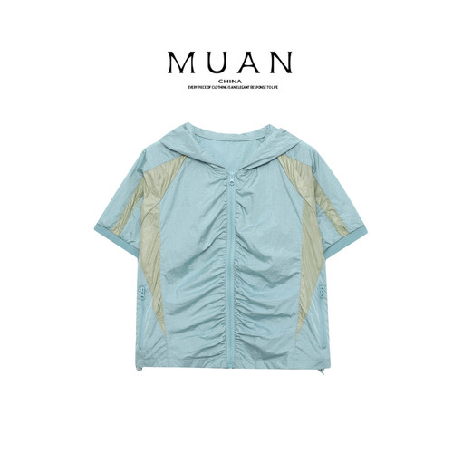 木岸muan海洋皮肤小外套春秋新款定制机能休闲外套女MG-J033